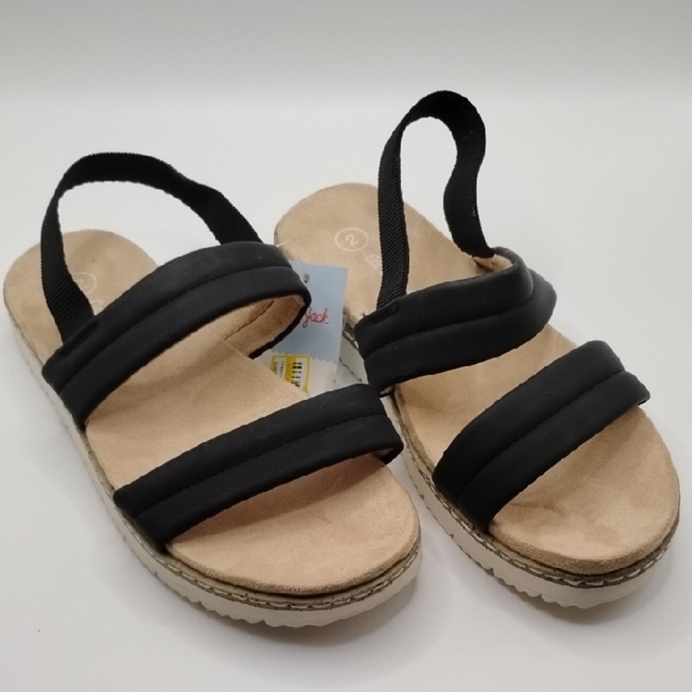 Cat & Jack Black Strappy Sandals